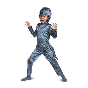 Disguise Jurassic World Blue Classic Child  Costume Sz (3T/4T)